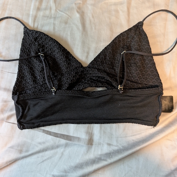 H&M Black Patterned Bralette - Picture 6 of 6